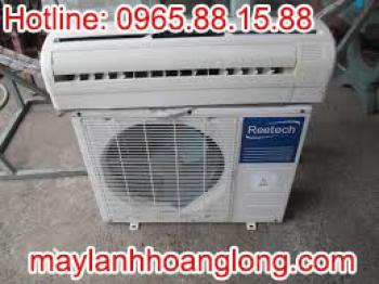 Máy lạnh Reetech cũ 1.5HP hoạt động ổn định, tiết kiệm điện, phù hợp phòng 15–20m²
