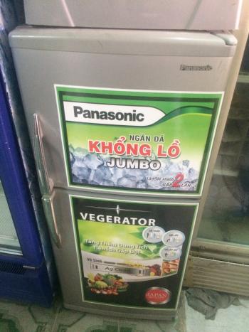 Tủ lạnh Panasonic cũ 160 lít, nhỏ gọn, tiết kiệm điện, máy chạy êm, phù hợp gia đình nhỏ
