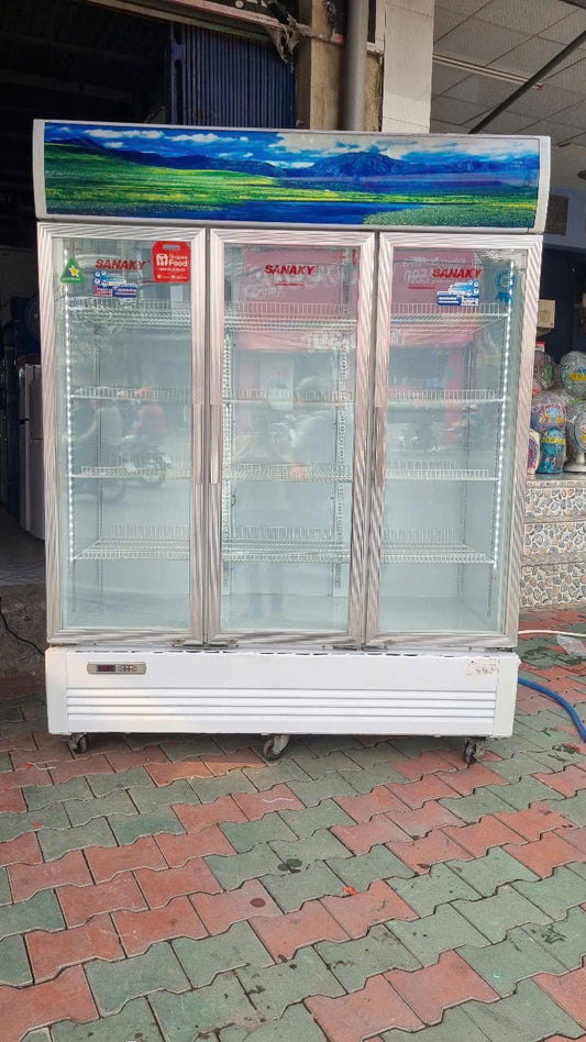 Tủ mát Sanaky 1509HP3 còn bảo hành, tiết kiệm điện, tủ mát cũ như mới
