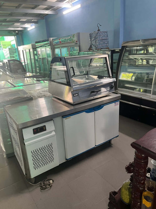 Tủ nóng để bàn BERJAYA DW 211 giữ ấm thực phẩm, cũ mới 95%, giá rẻ
